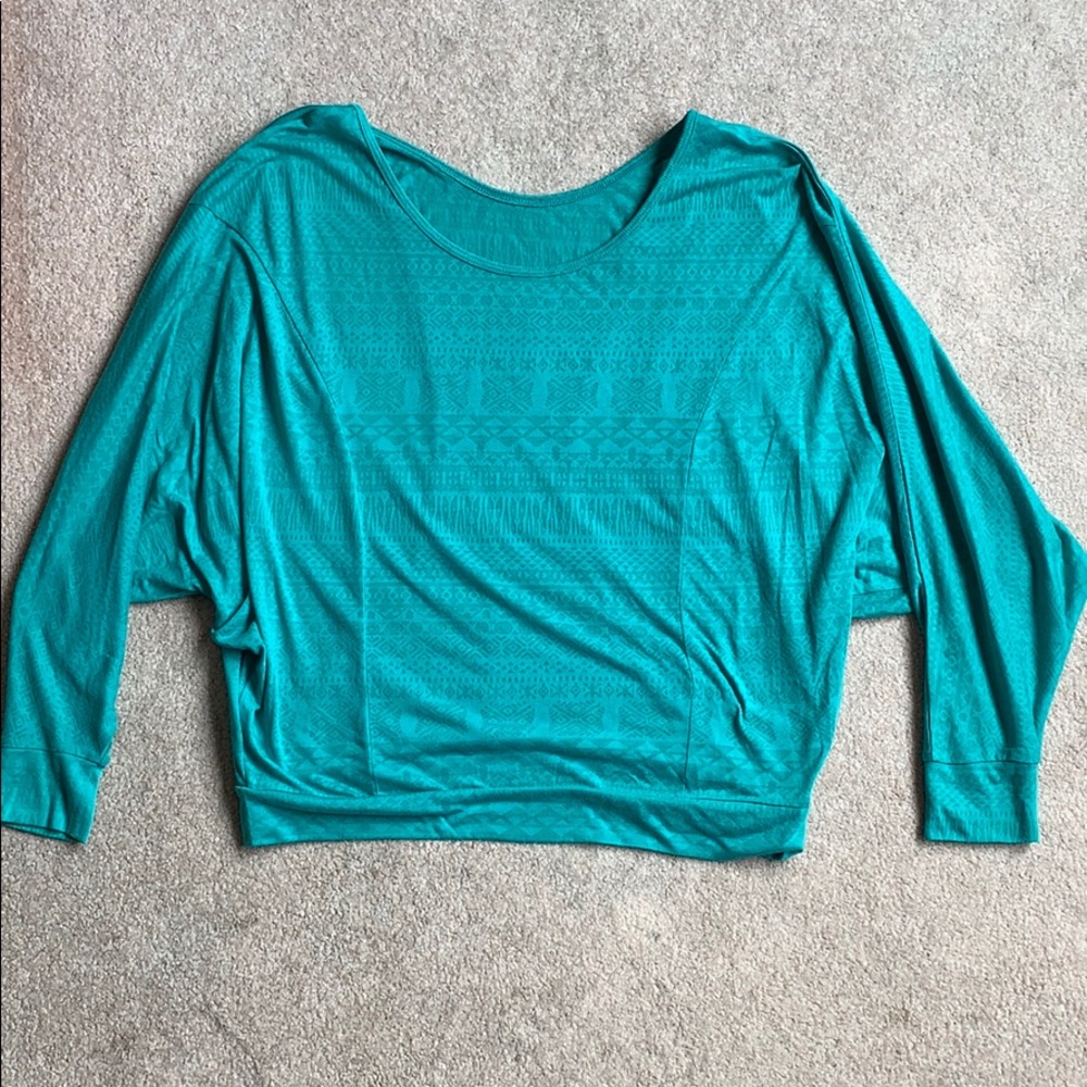 PURE off-the-shoulder crossback top size 4